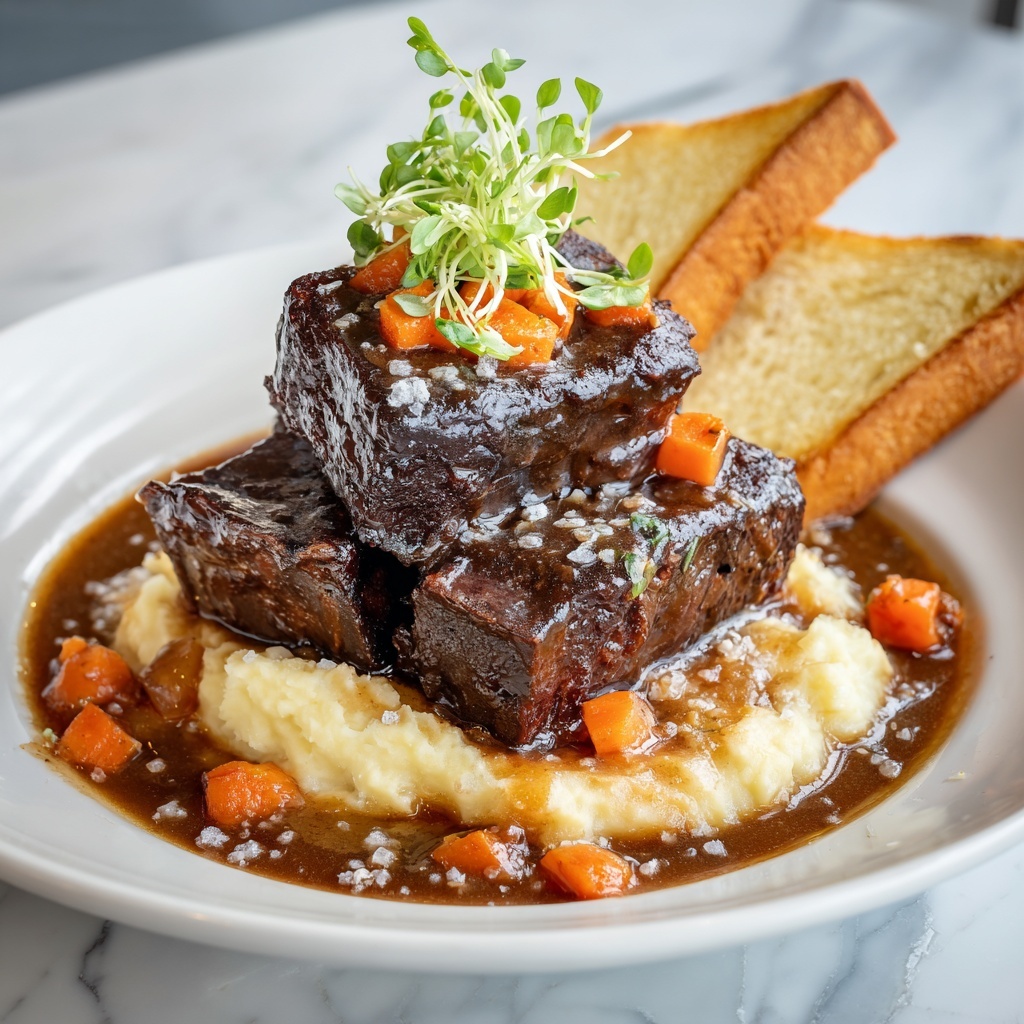 Slow-Cooked Beef Shank in Bone Broth Recipe - Recipe Image