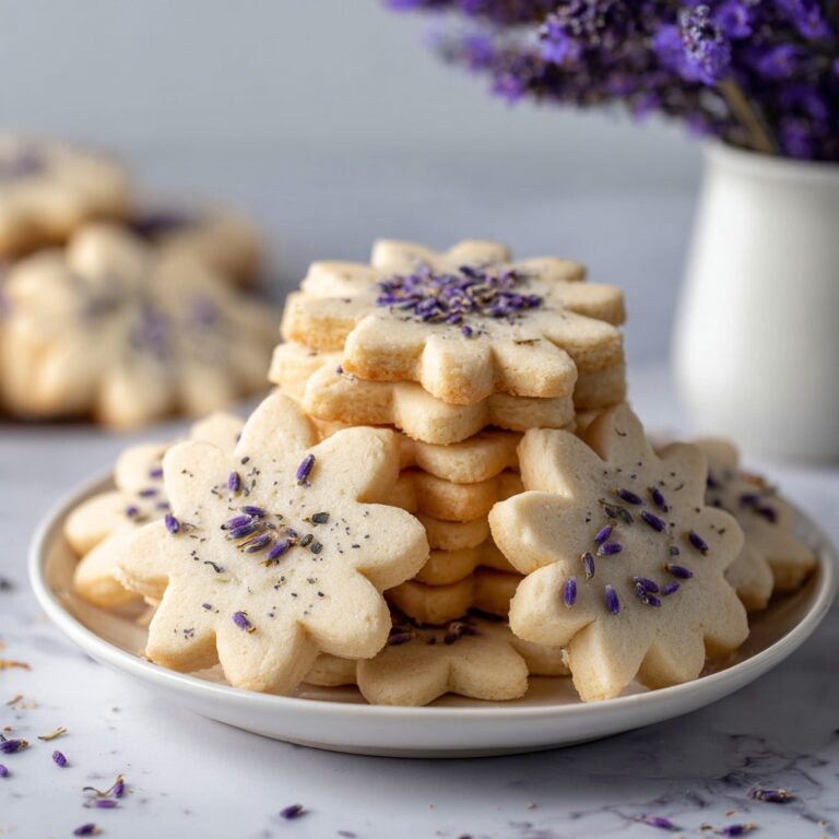 Lavender Shortbread Cookies Recipe