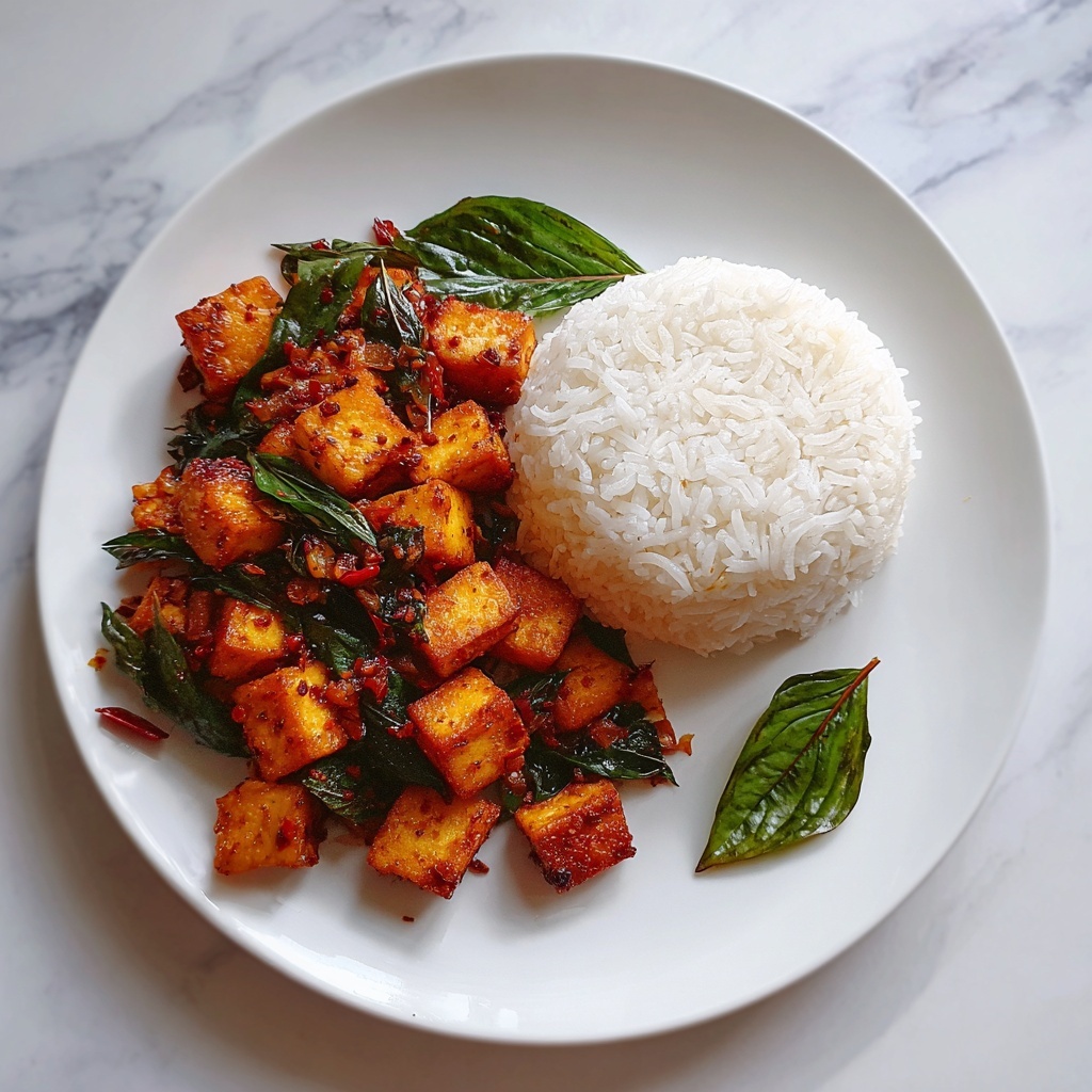Thai Basil Tofu Recipe - Recipe Image