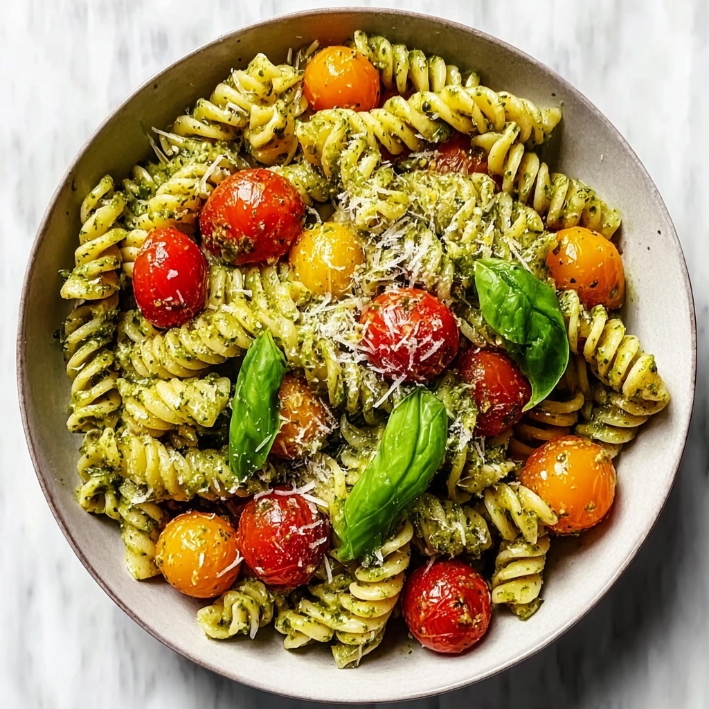 Plant-Based Pasta with Cherry Tomatoes and Basil Recipe - Recipe Image