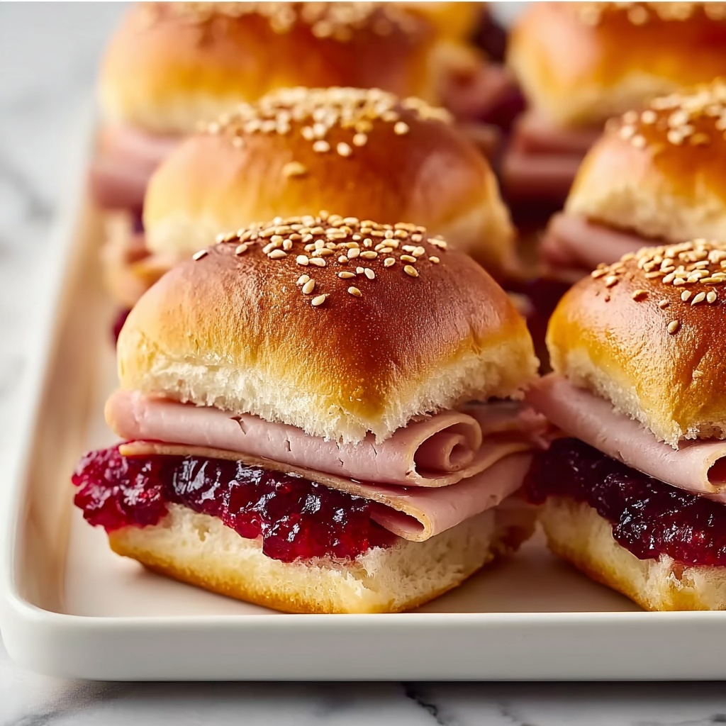 Turkey Cranberry Sliders Recipe - Recipe Image