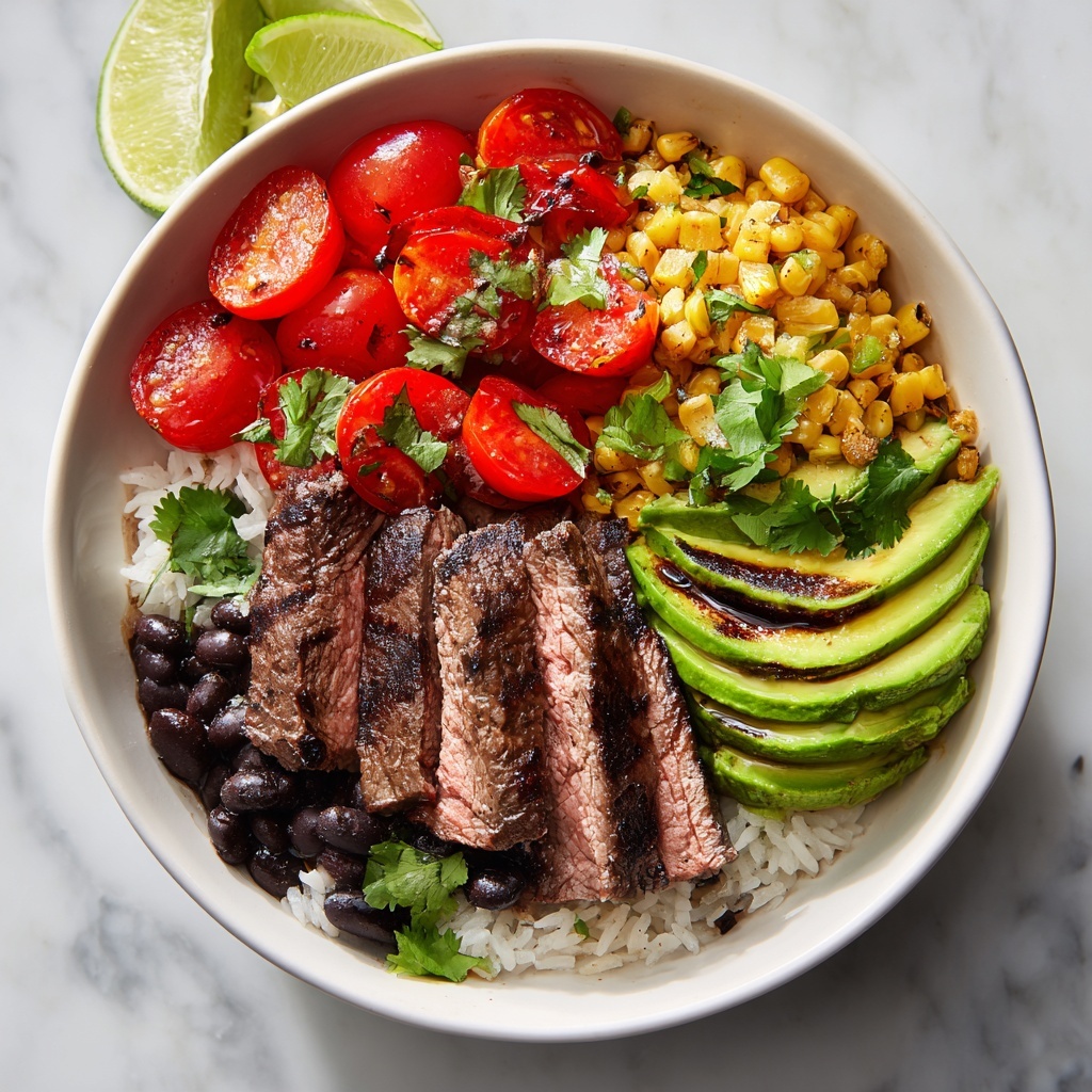 Cilantro Lime Steak Bowls Recipe - Recipe Image