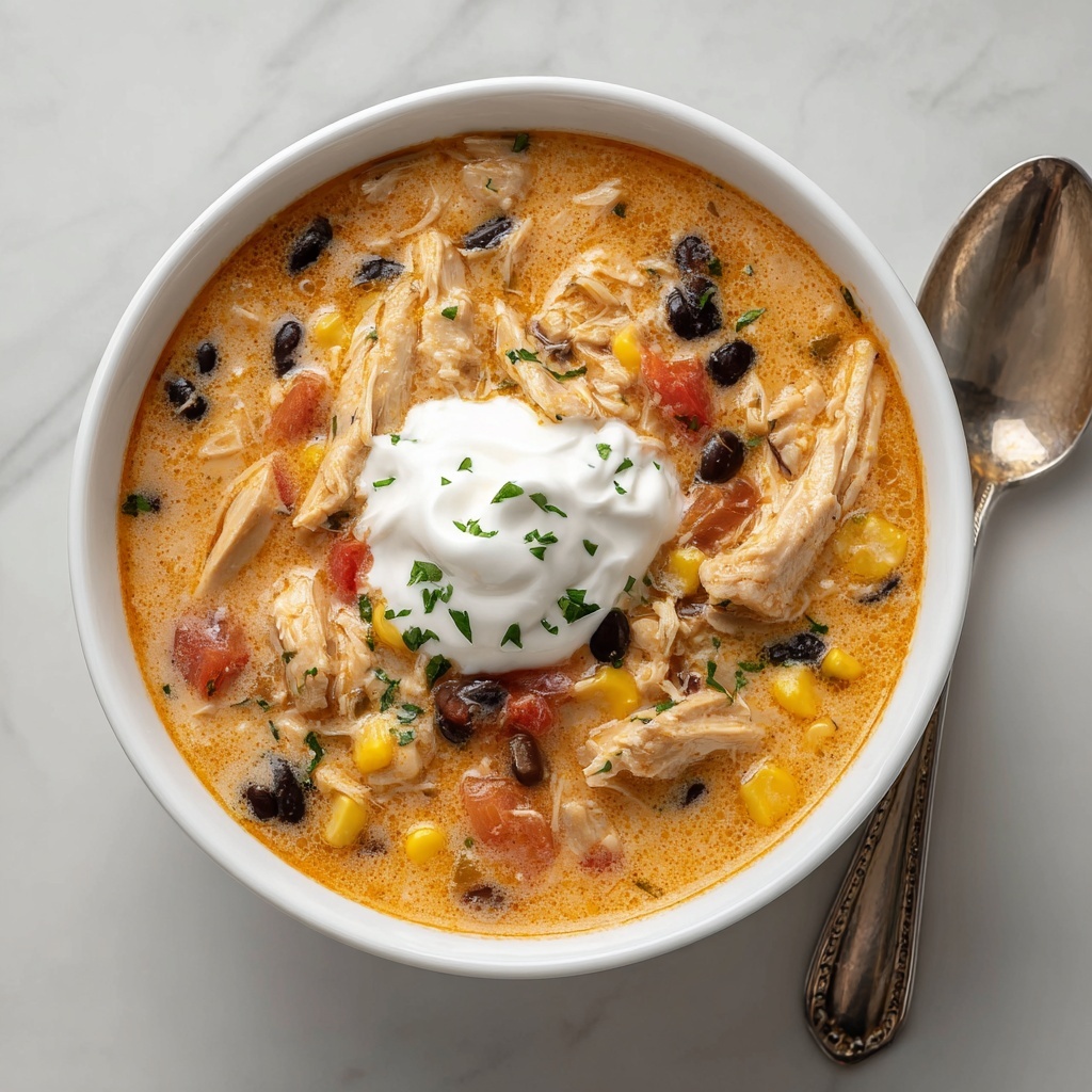 Creamy Chicken Enchilada Soup: 5 Steps to Cozy Bliss Recipe - Recipe Image