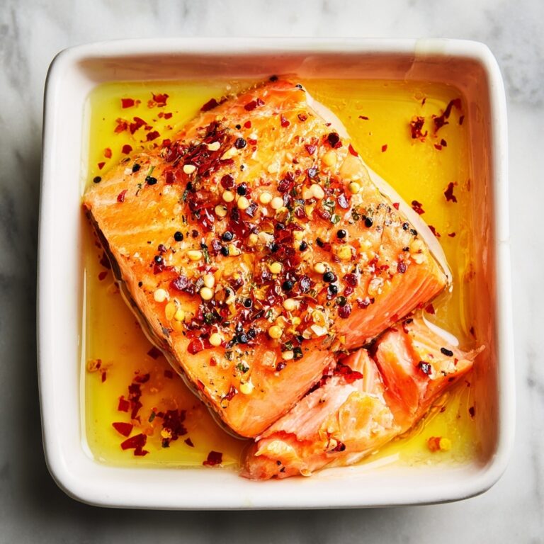 Salmon with Red Pepper Sauce Recipe