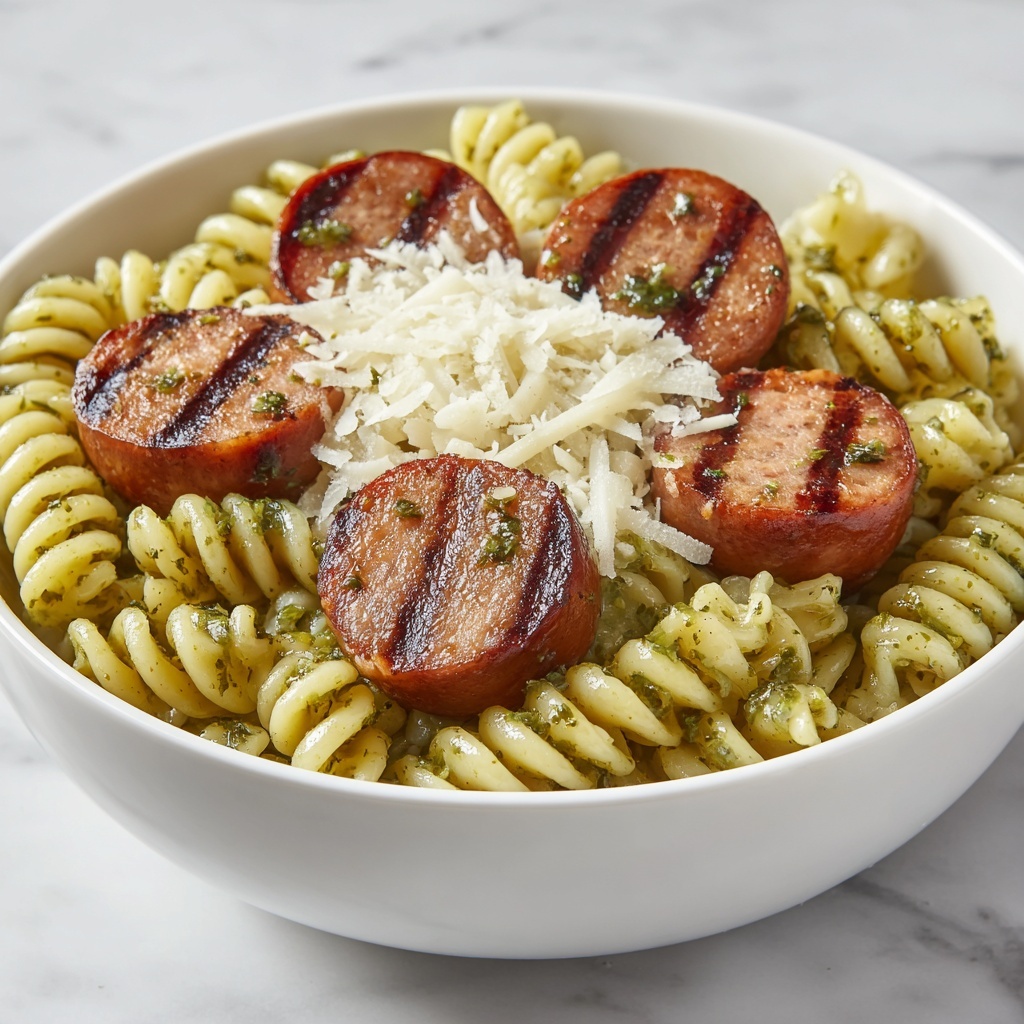 Chicken Sausage Zucchini Pasta: 25-Minute Healthy Delight Recipe - Recipe Image