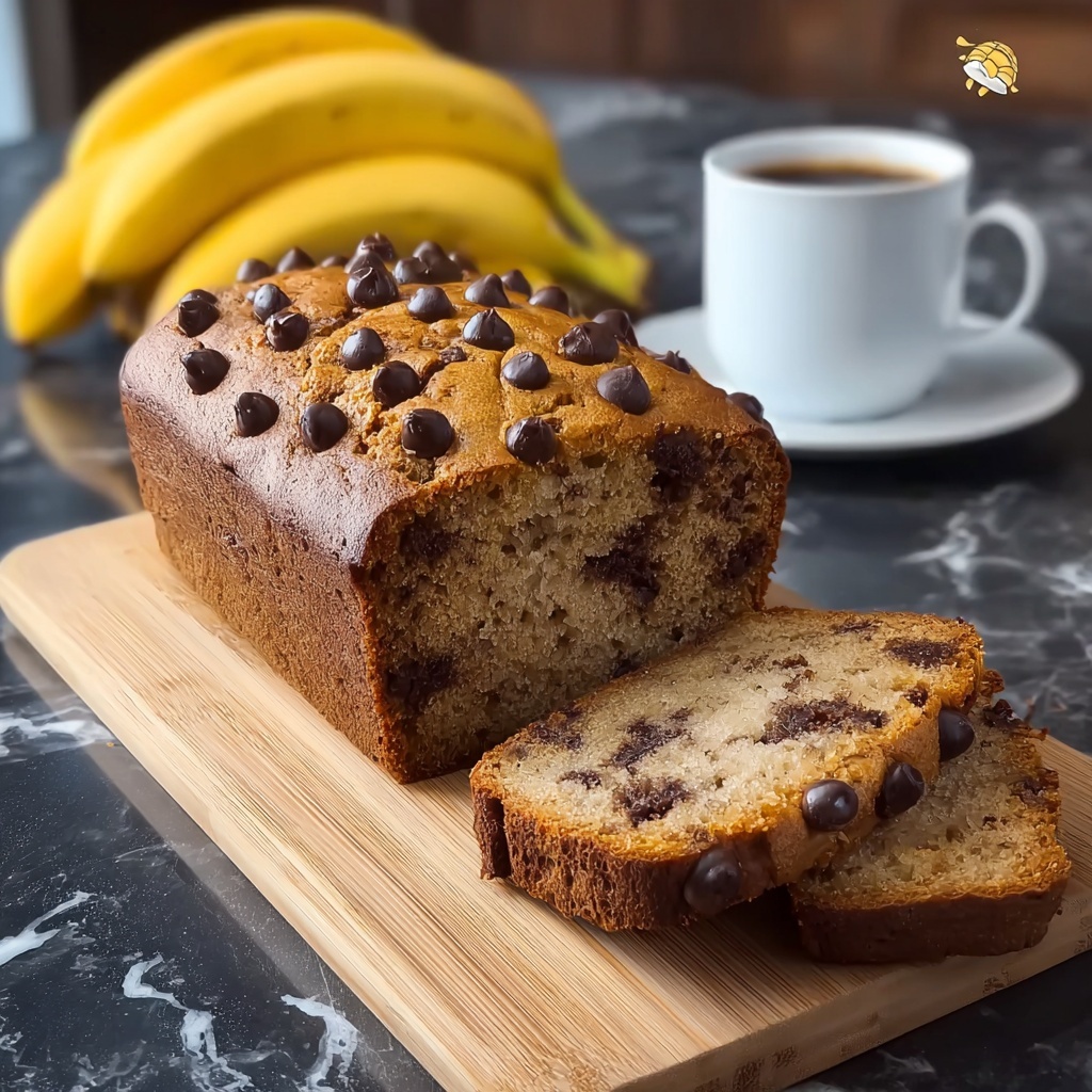 Quick and Easy Banana Bread Recipe with Cake Mix Recipe - Recipe Image