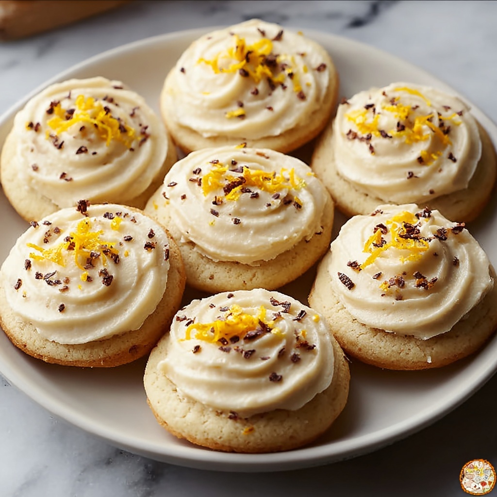 Orange Frosted Cookie Recipe - Recipe Image