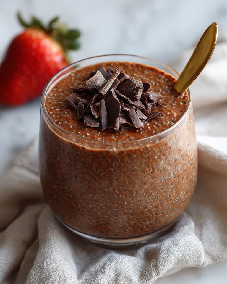 Chocolate Chia Pudding with Strawberries, Cacao Nibs, and Peanut Butter Recipe