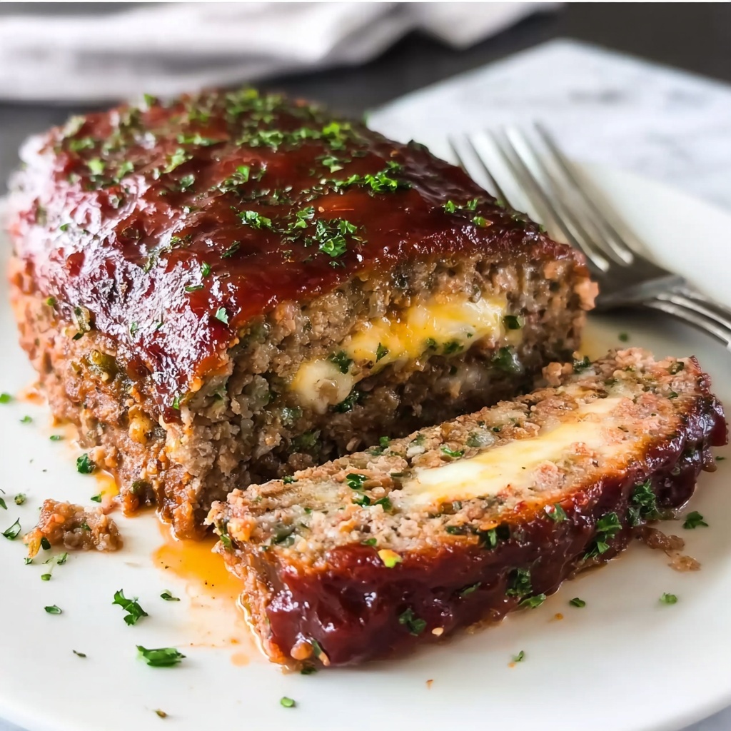 Garlic Parmesan Meatloaf Recipe - Recipe Image