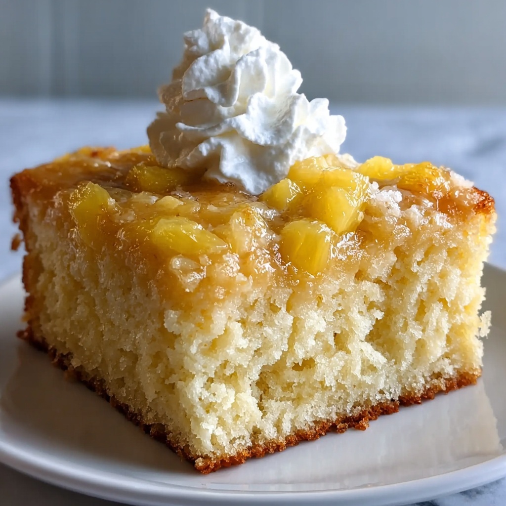 Pineapple Heaven Cake: 7 Steps to Tropical Bliss Recipe - Recipe Image