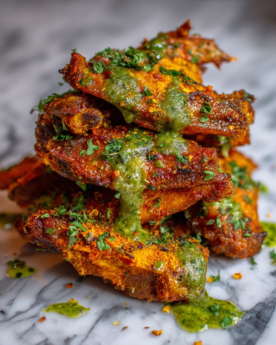 Crunchy Parmesan Carrots with Salsa Verde Recipe - Recipe Image
