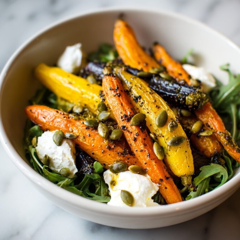 Roasted Carrot and Butternut Squash Salad with Feta and Pumpkin Seeds Recipe