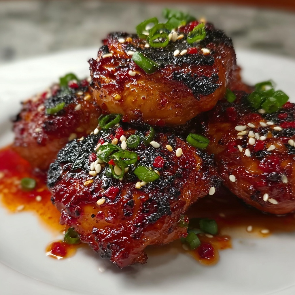 Spicy Gochujang Chicken Thighs Recipe - Recipe Image