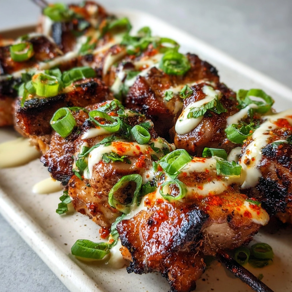 Bang Bang Chicken Skewers with Sweet Chili Mayonnaise Recipe - Recipe Image