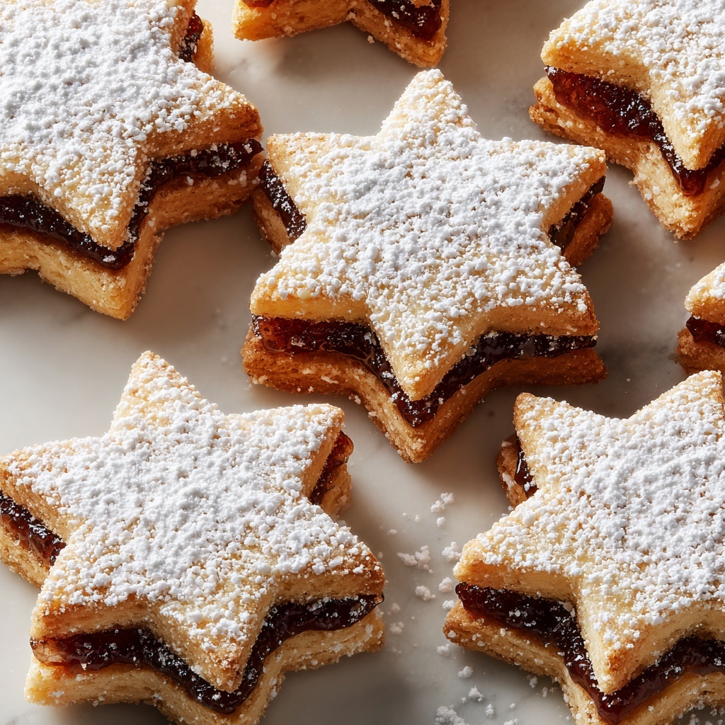 Zimtsterne Cinnamon Star Cookies Recipe - Recipe Image