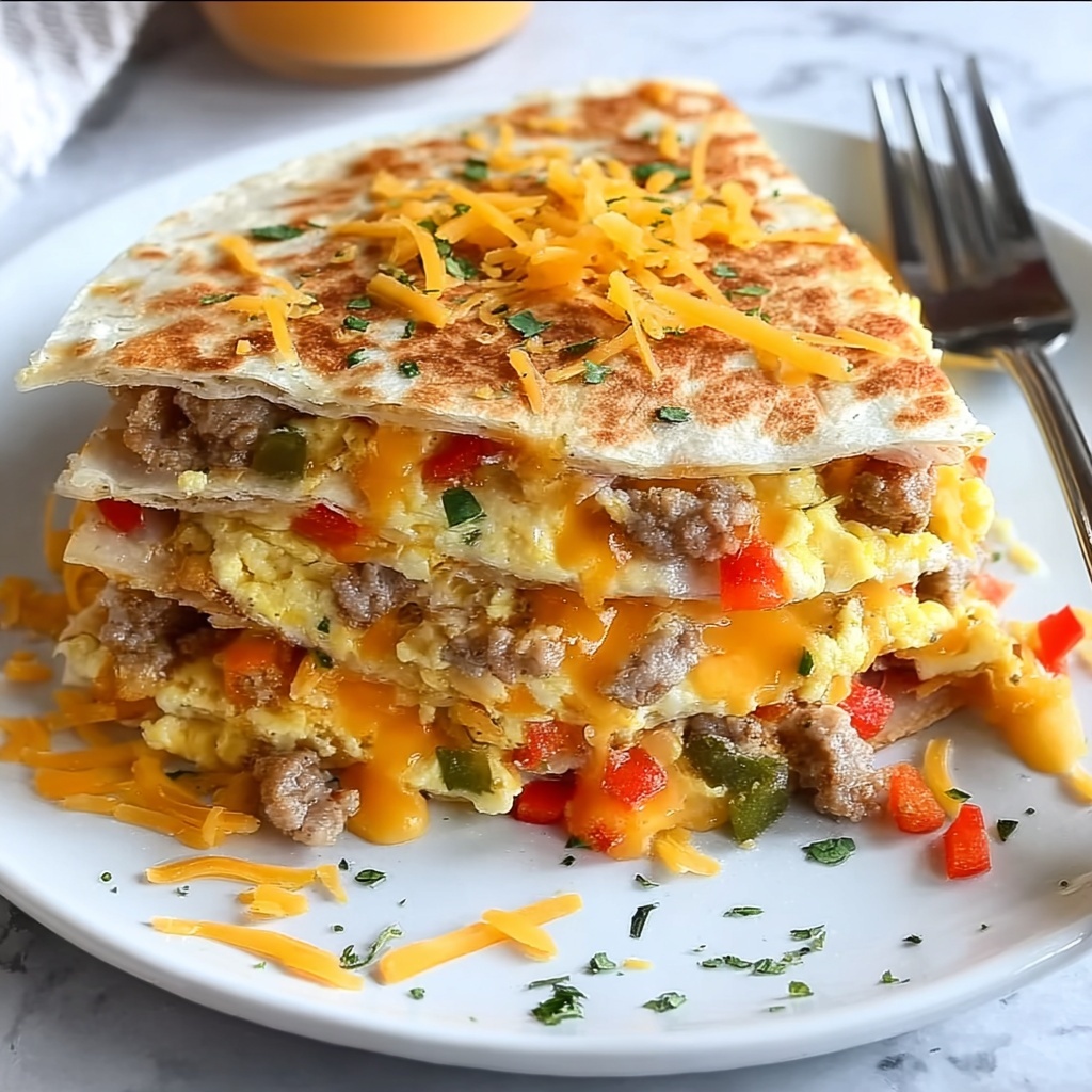 Breakfast Quesadilla Casserole Recipe - Recipe Image