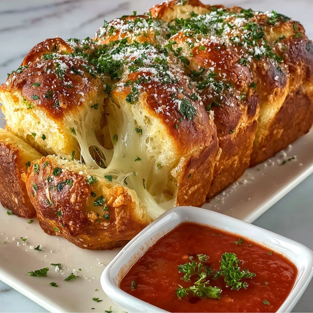 Garlic Parmesan Pull-Apart Bread: 5 Ways to Blissful Flavor Recipe - Recipe Image