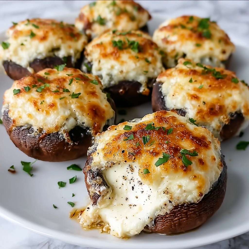 Cheesy Stuffed Mushrooms: 7 Irresistible Flavor Explosions Recipe - Recipe Image