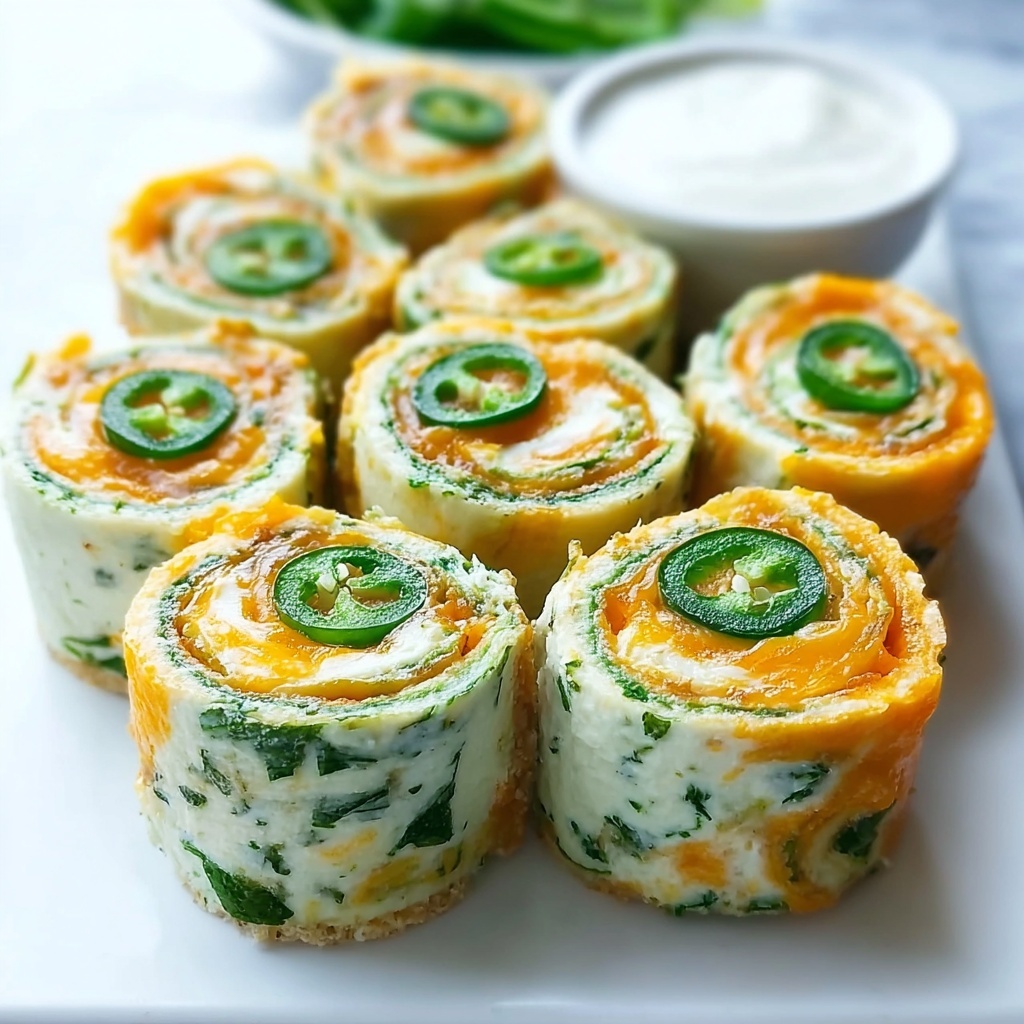 Jalapeño Popper Pinwheels: 5 Irresistible Flavor Bombs Recipe - Recipe Image