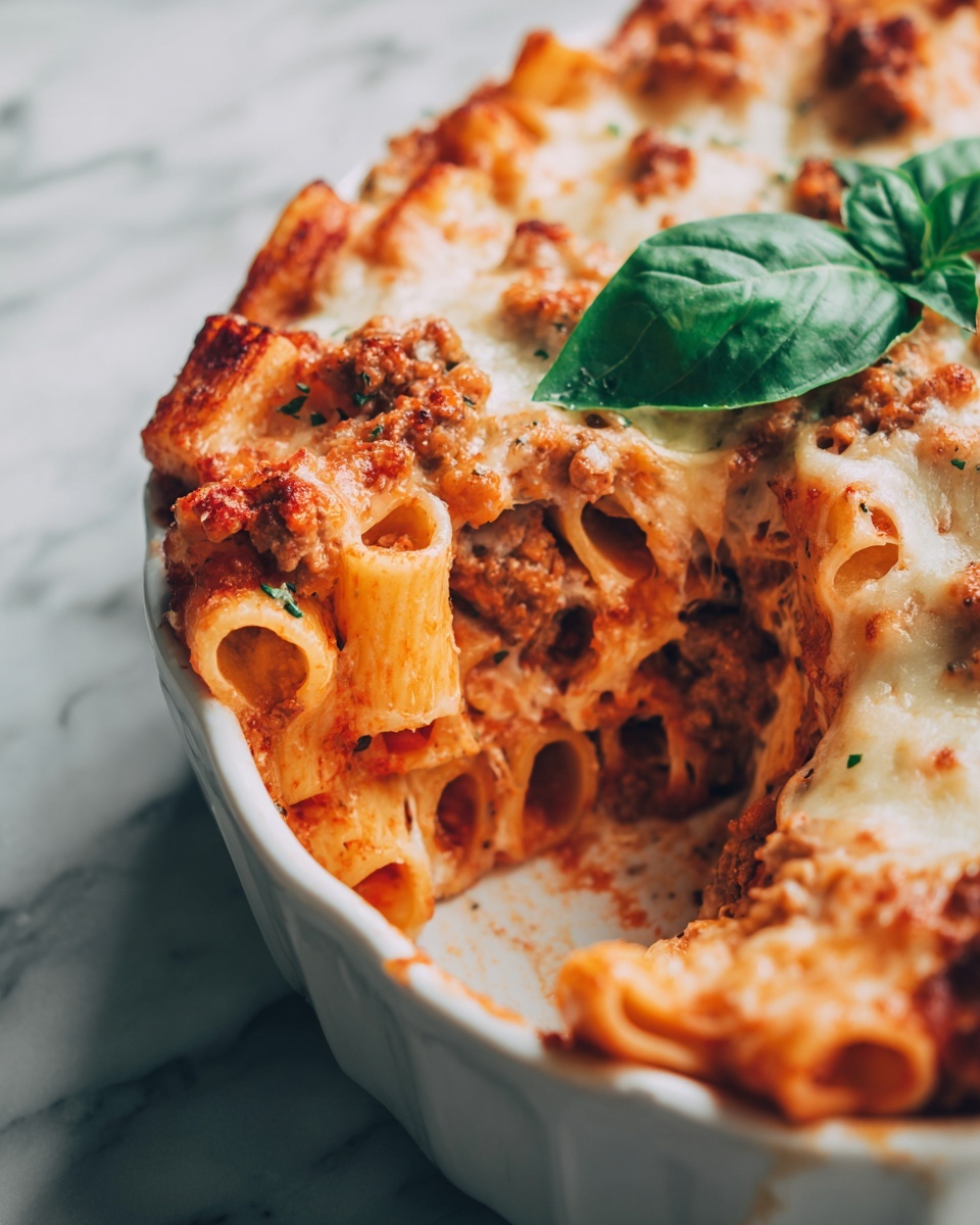 Rigatoni al Forno: An Amazing Ultimate Baked Pasta Dish Recipe - Recipe Image