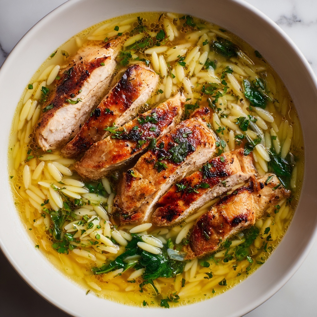 Lemon Chicken Orzo Recipe - Recipe Image