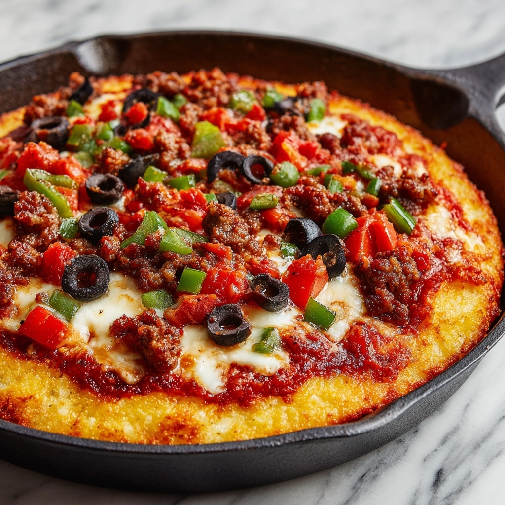 Low Carb Turkey Pizza Casserole Recipe - Recipe Image