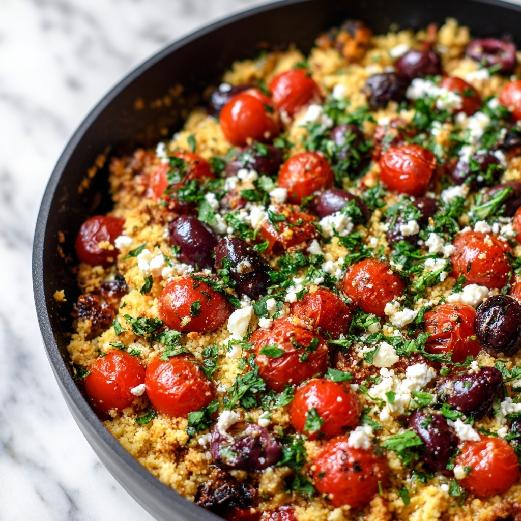 Mediterranean Keto Ground Chicken Skillet with Olives and Feta Recipe - Recipe Image