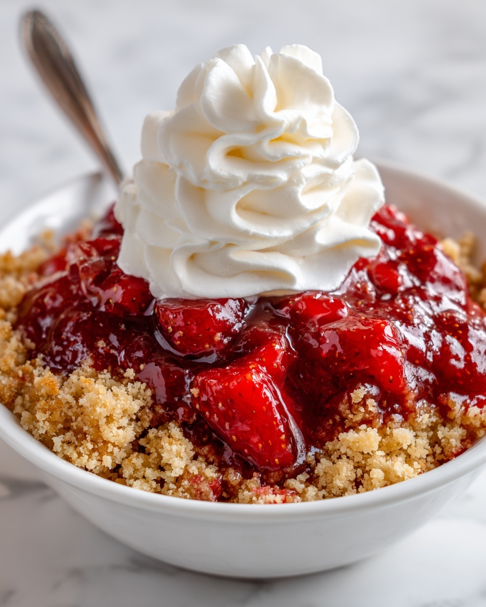 Strawberry Cheesecake Dump Cake Recipe - Recipe Image