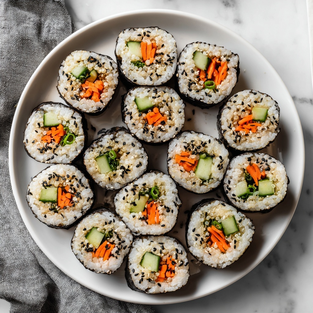 Sweet Potato Sushi Rolls with Crispy Panko Coating and Veggie Fillings Recipe - Recipe Image