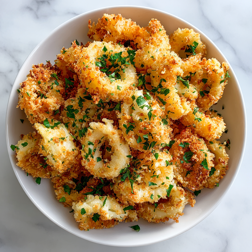 Irresistibly Crispy Fried Calamari Recipe - Recipe Image