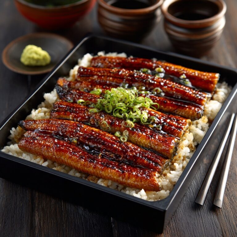 Savory Japanese Grilled Eel on Rice Recipe