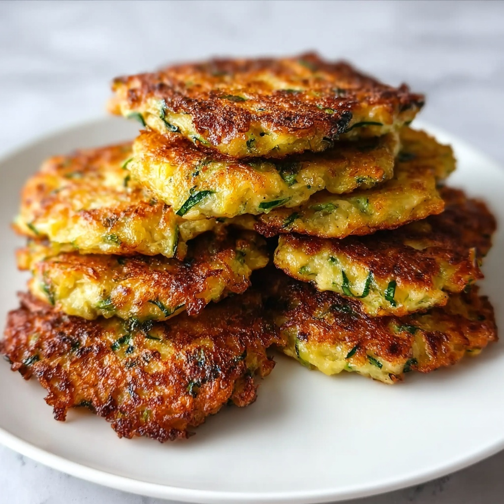 Crispy Zucchini Patties: 5 Steps to Delicious Comfort Recipe - Recipe Image
