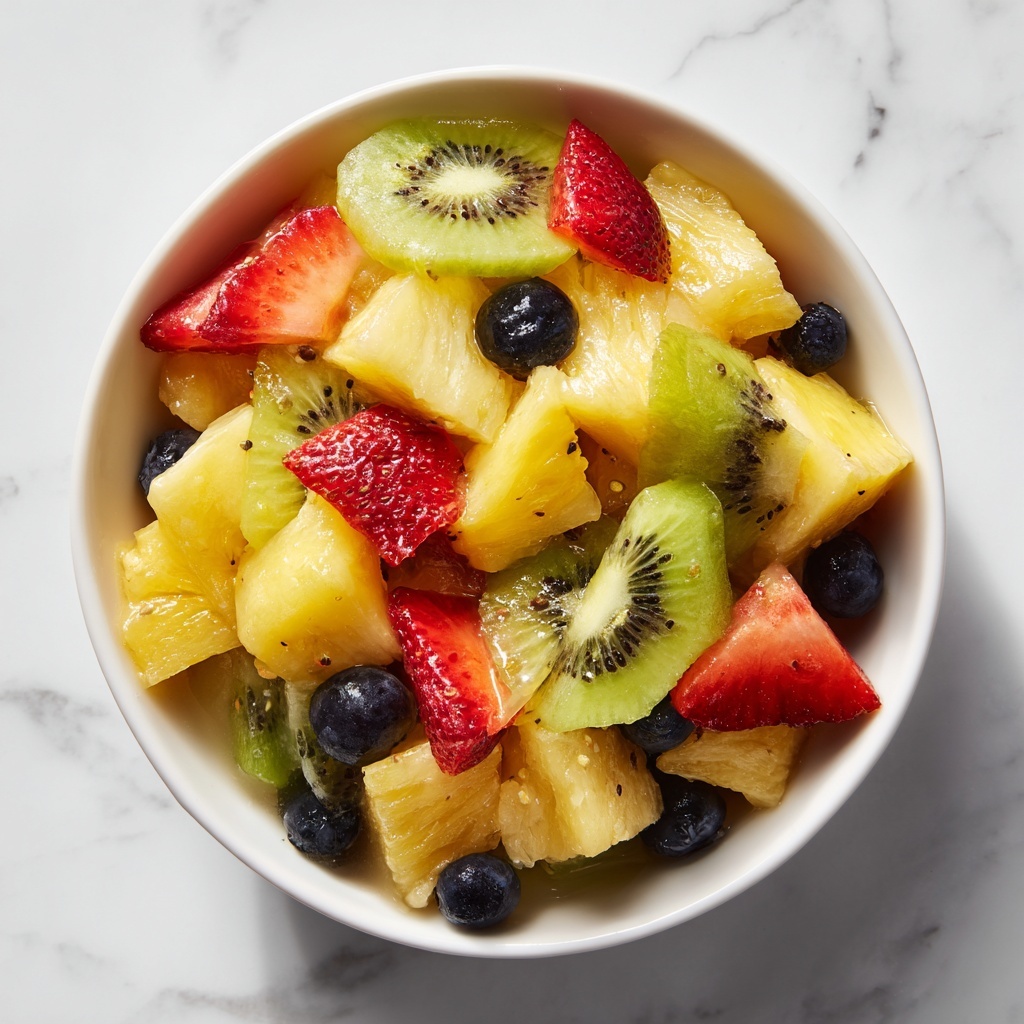 Brighten Your Day with Tropical Fruit Salad Bliss Recipe - Recipe Image