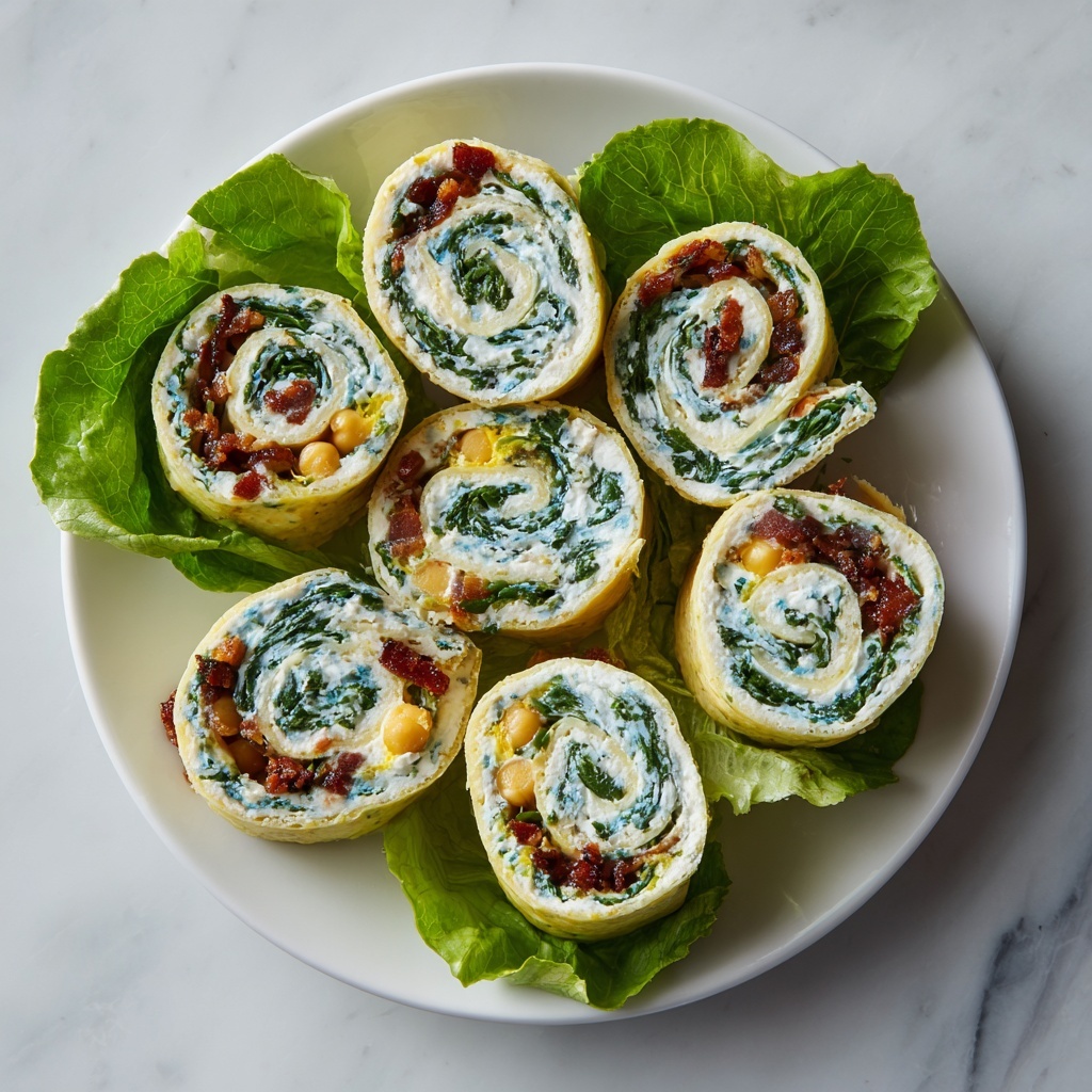 Chickpea Salad Pinwheels Recipe - Recipe Image