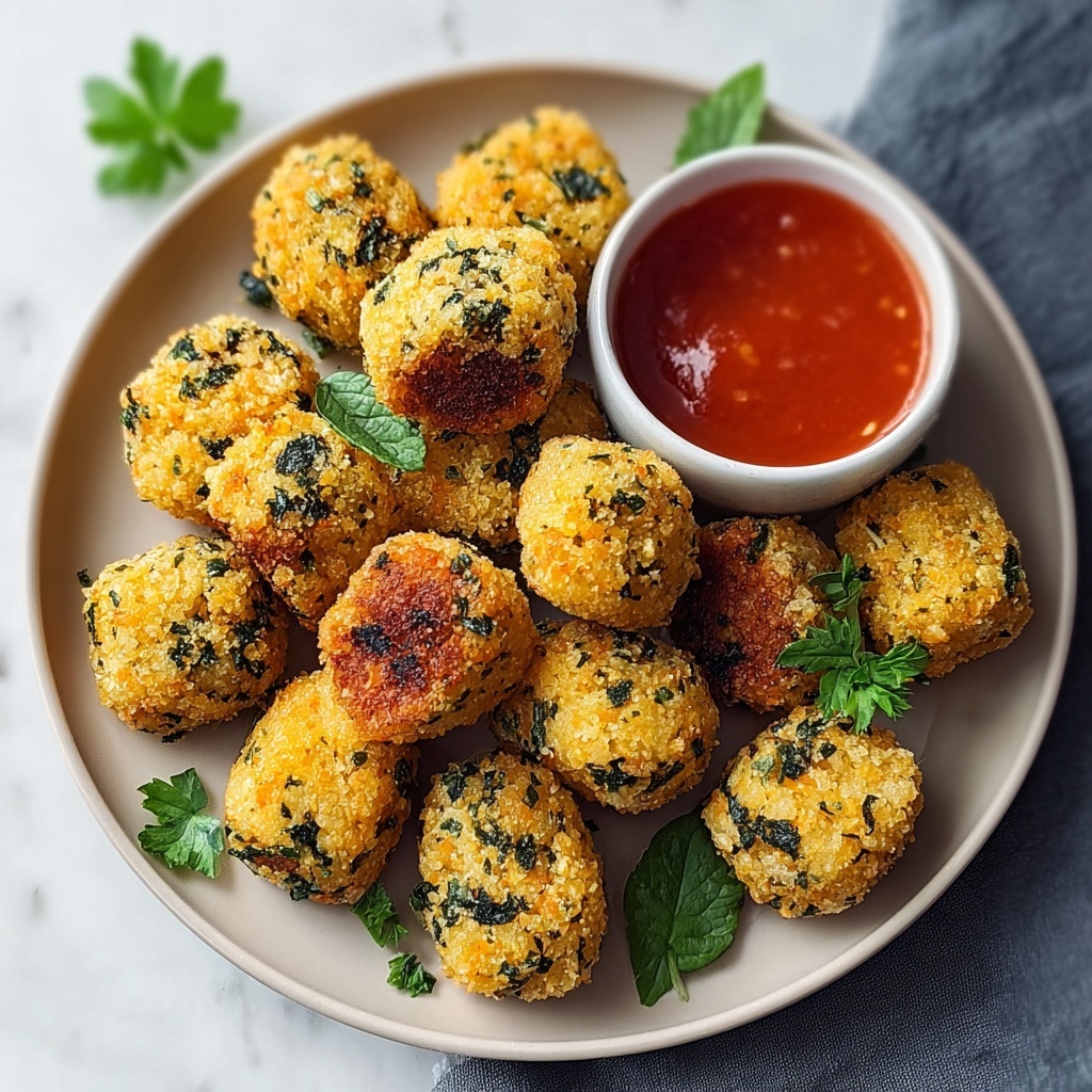 Crispy Baked Zucchini Tots for the Ultimate Guilt-Free Snack Recipe - Recipe Image