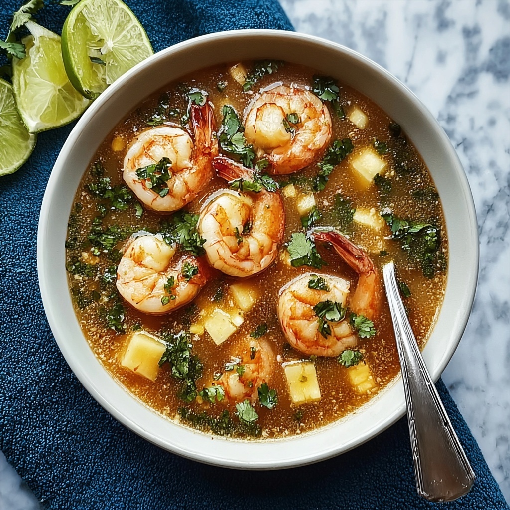 Savory Mexican Shrimp Soup for Cozy Nights In Recipe - Recipe Image