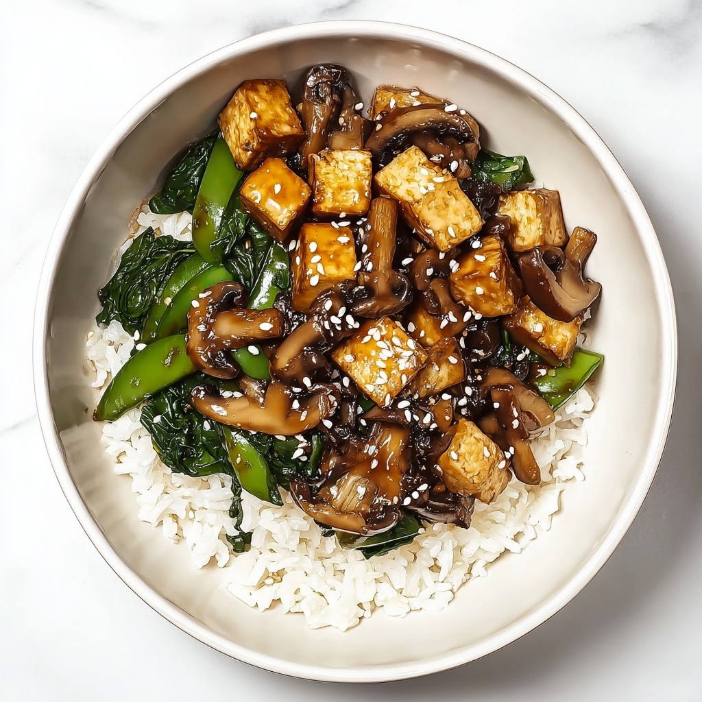 Crispy Mushroom and Tofu Stir-Fry for Healthy Weeknight Meals Recipe - Recipe Image