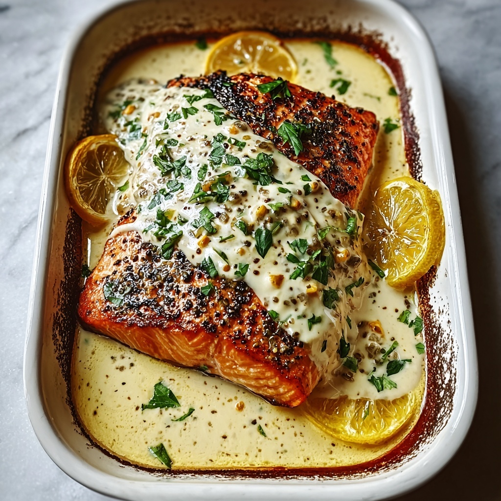 Baked Boursin Salmon: Effortless Elegance for Any Night Recipe - Recipe Image