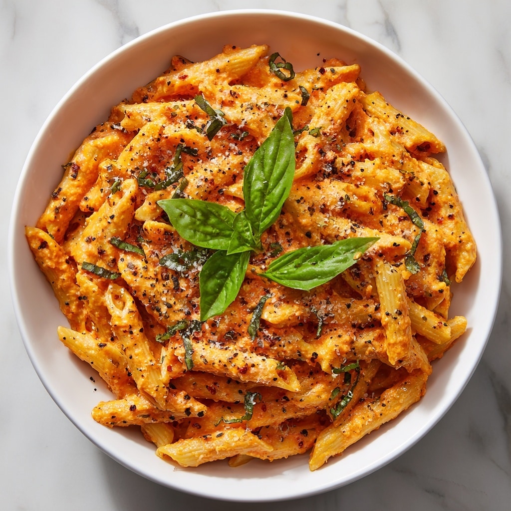 Creamy Tomato Garlic Pasta Recipe - Recipe Image