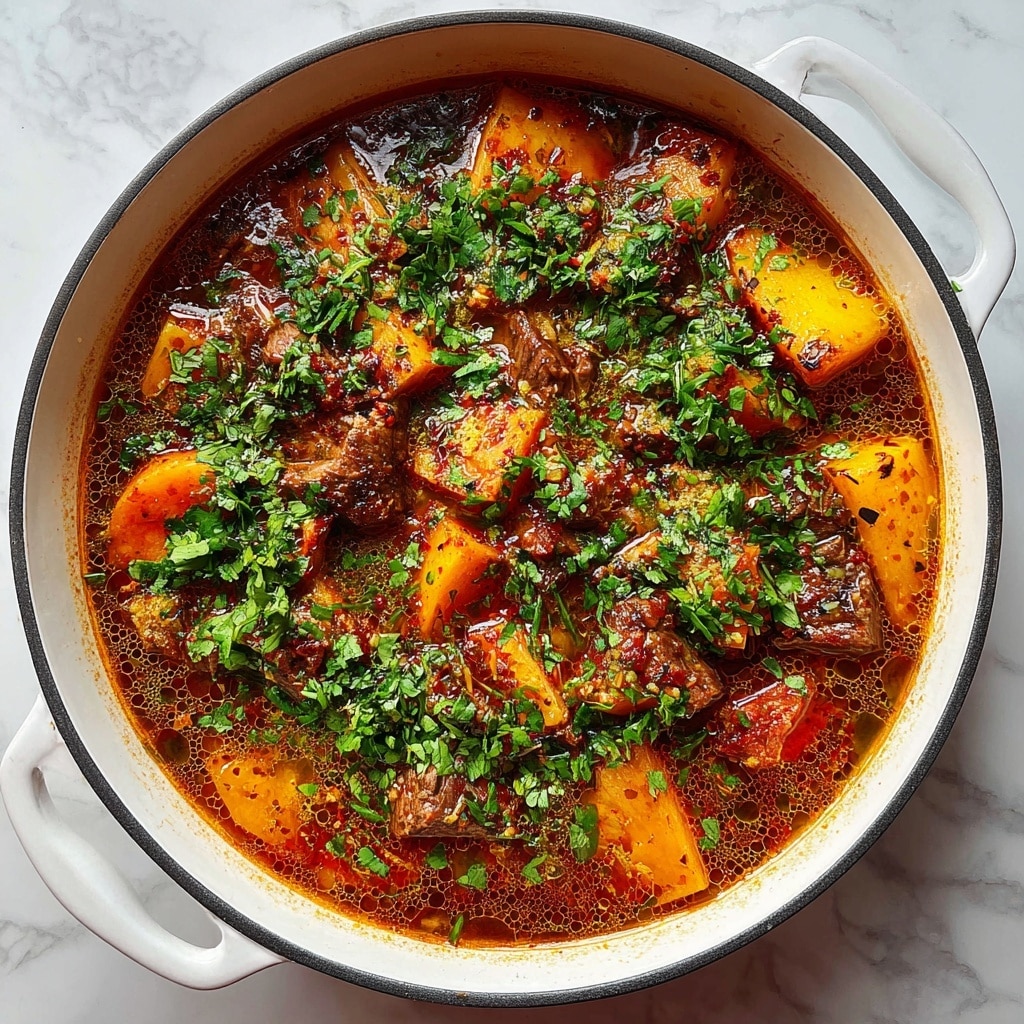 Persian Rhubarb and Herb Stew Recipe - Recipe Image