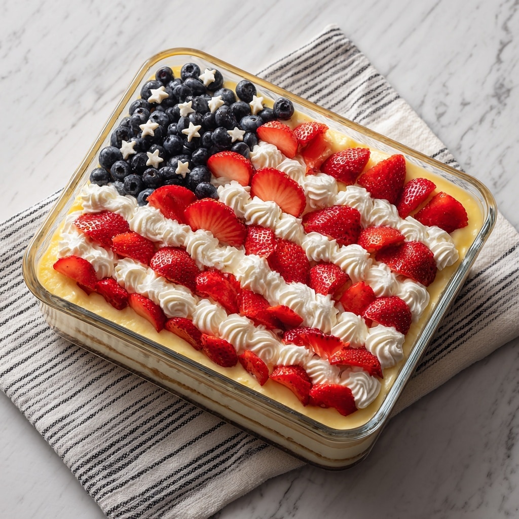 American Flag Fruit Pizza Recipe - Recipe Image