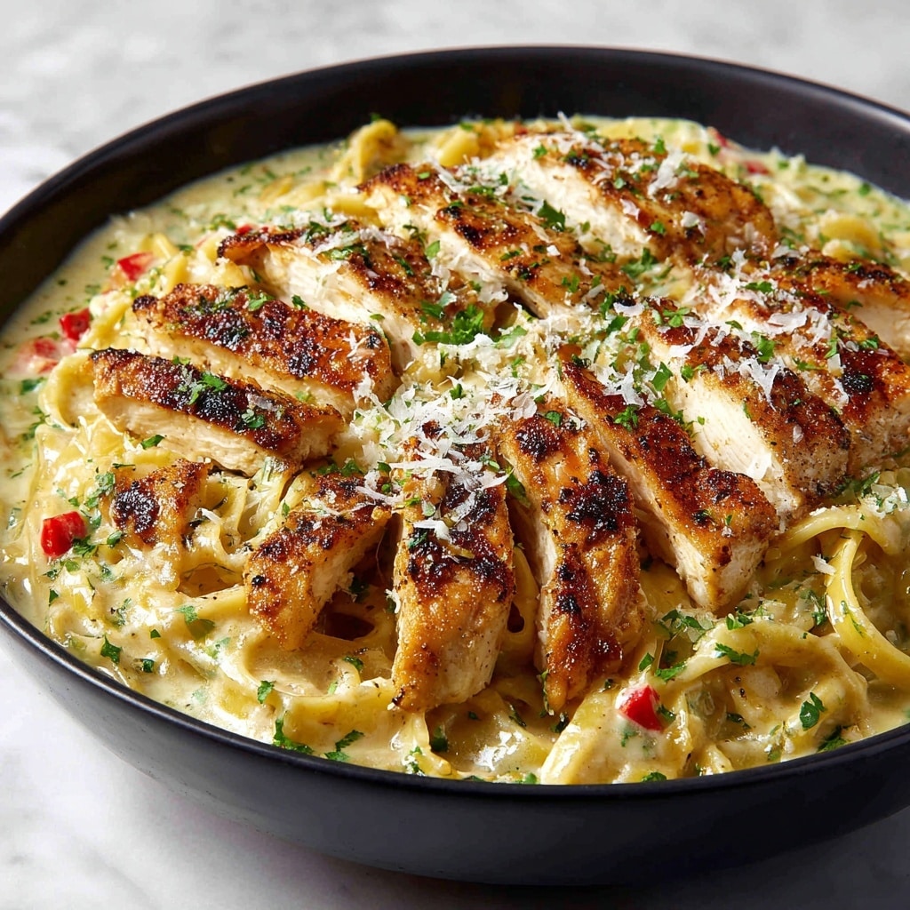 Cajun Chicken Fettuccine Alfredo Recipe - Recipe Image