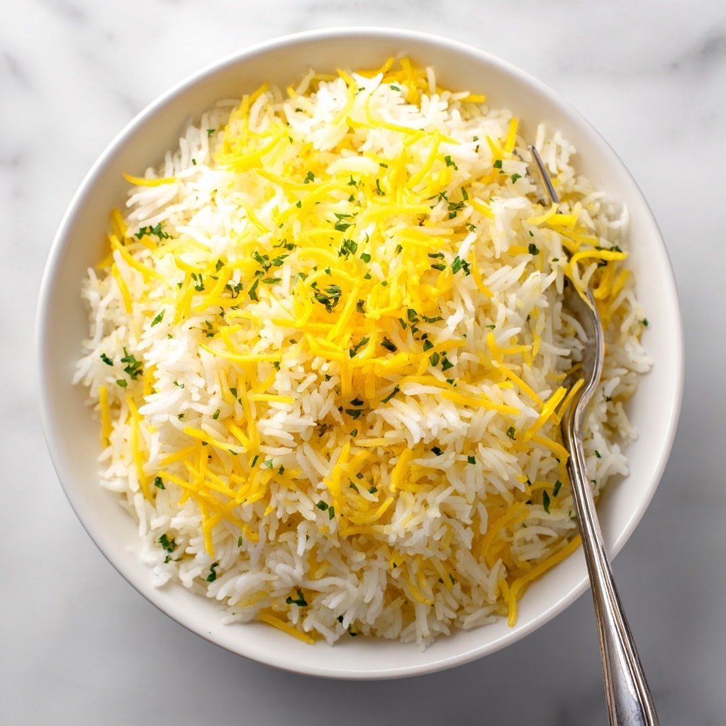 Cheesy Rice Recipe - Recipe Image
