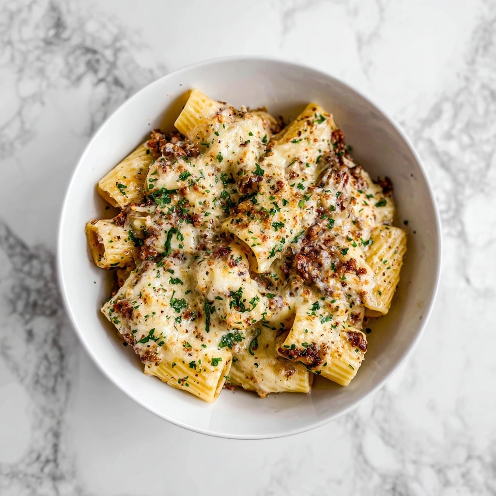 French Onion Pasta Casserole Recipe - Recipe Image