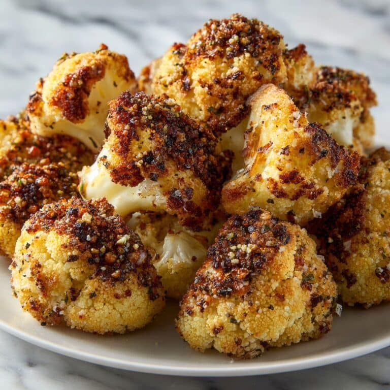 Crispy Parmesan Roasted Cauliflower Recipe