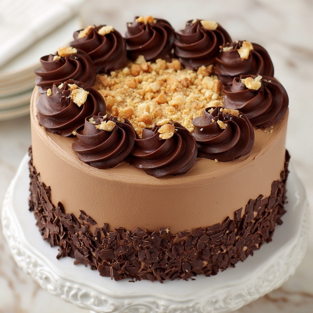 Chocolate German Cake with Coconut-Pecan Filling and Chocolate Buttercream Recipe