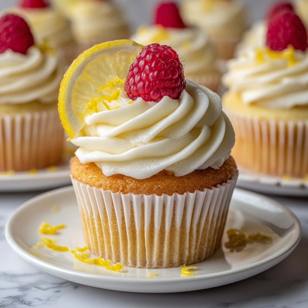 Raspberry Lemon Heaven Cupcakes Recipe - Recipe Image
