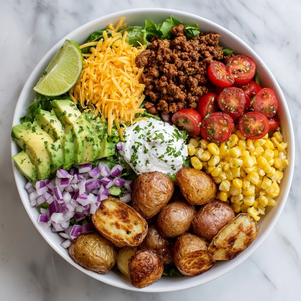 Loaded Potato Taco Bowl Recipe - Recipe Image