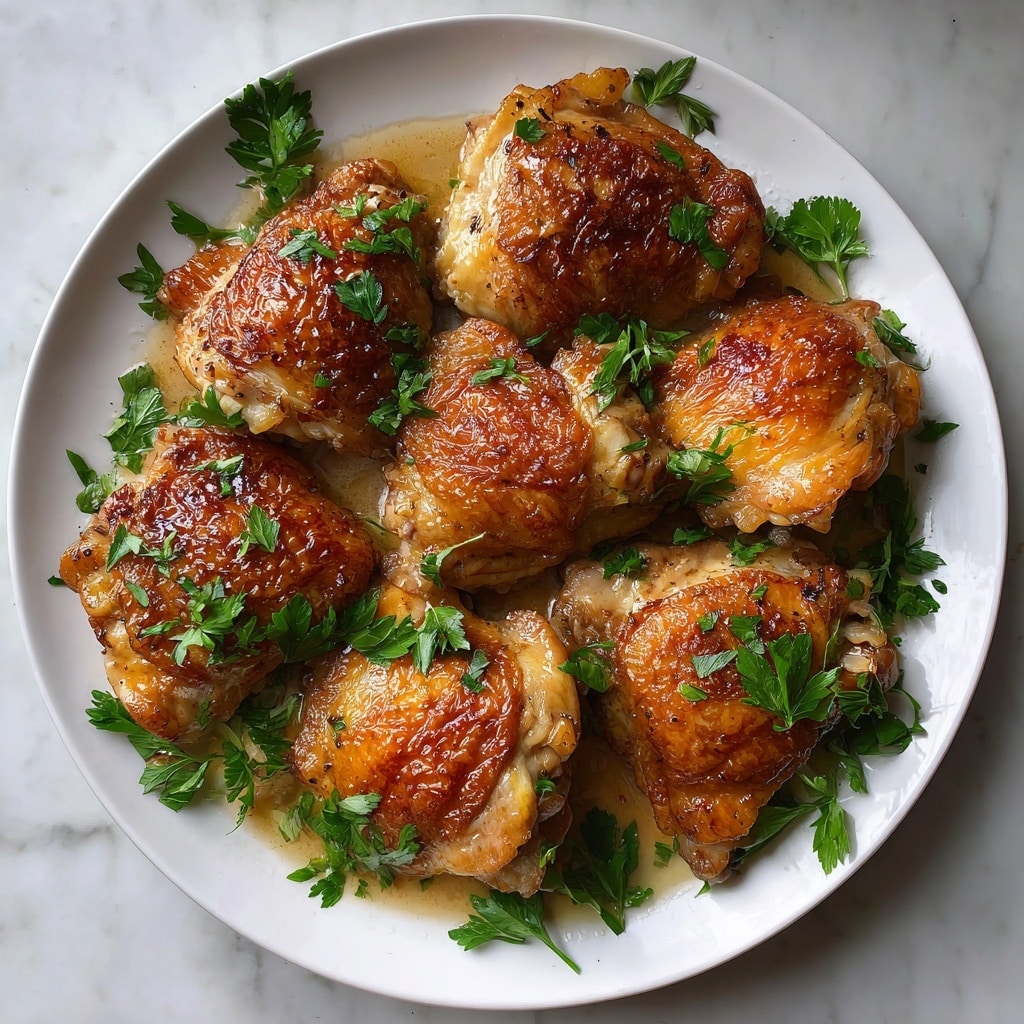 Honey Mustard Curry-Infused Chicken Thighs Recipe