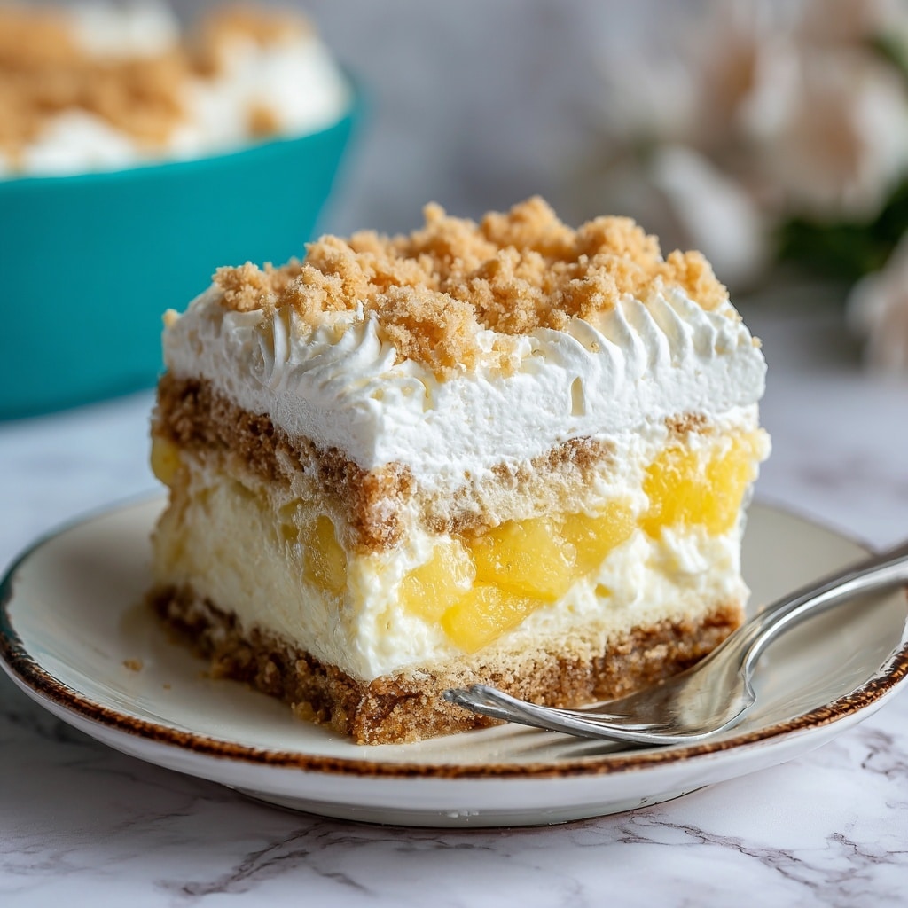 Easy Pineapple Dream Dessert Recipe - Recipe Image
